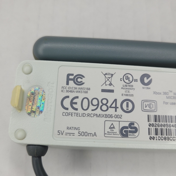 Official Microsoft XBOX 360 Wireless Networking Adapter Internet WiFi Connection - Picture 4 of 4